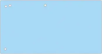 Ndarëse kartoni Office Products, 1/3 A4 240x105mm, 100 copë, blu