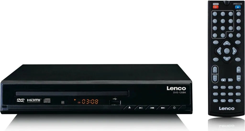 DVD Player Lenco DVD-120BK, HDMI, USB, i zi - 1