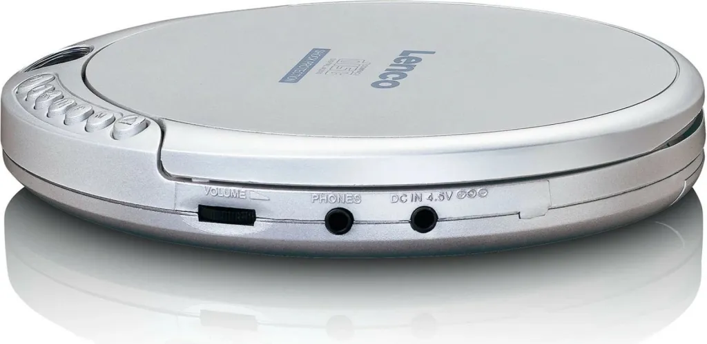 CD player Lenco CD-201, MP3, LCD, kufje, argjend - 2