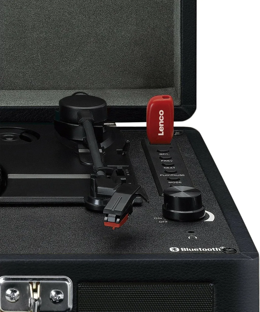 Gramafon Lenco TT-115BK, Bluetooth, USB, i zi - 4
