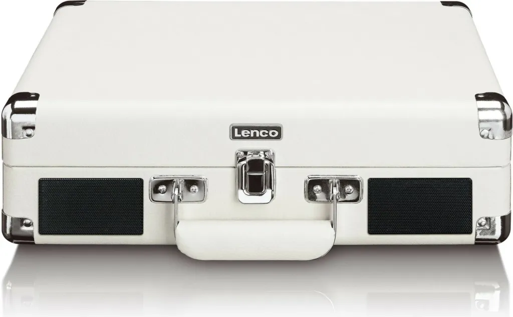 Gramafon Lenco TT-115, Bluetooth, 2 altoparlantë, USB, krem - 3