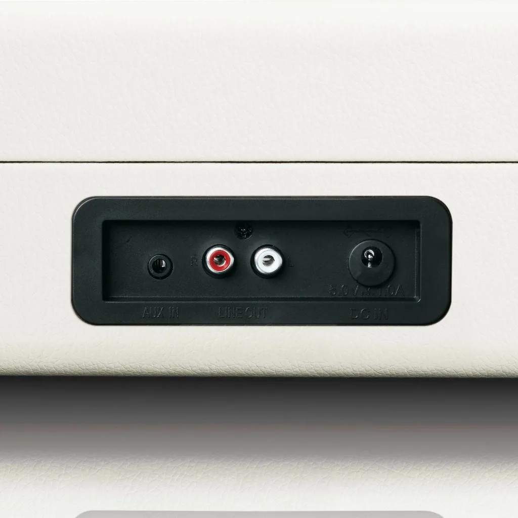 Gramafon Lenco TT-115, Bluetooth, 2 altoparlantë, USB, krem - 5