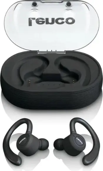Kufje Lenco EPB-460BK Bluetooth, True Wireless, mikrofon, 60h, të zeza