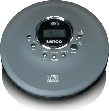 CD player Lenco CD-400, MP3, ekran LCD, kufje, anthracite