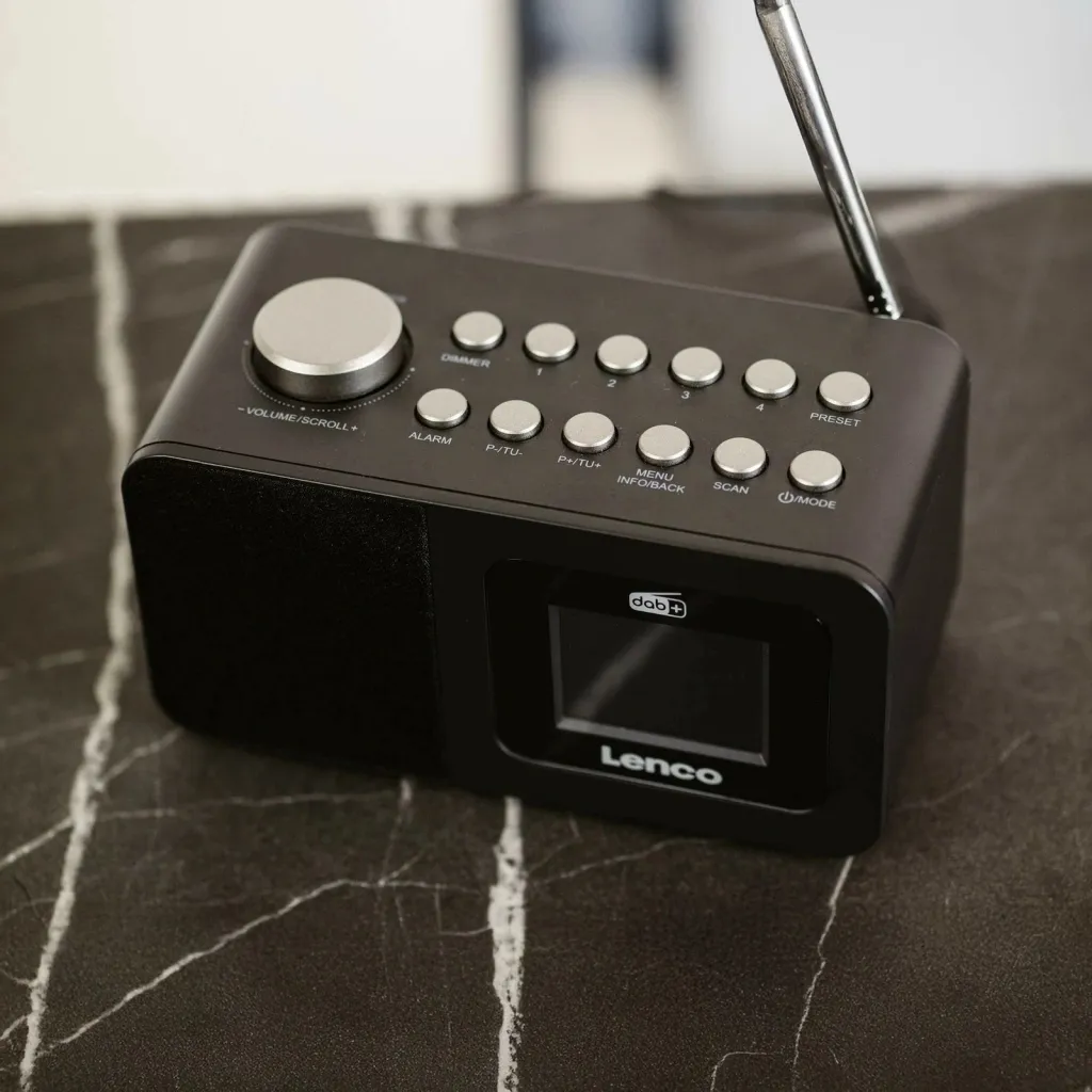 Radio Lenco CR-625BK, DAB+, FM, e zezë - 12