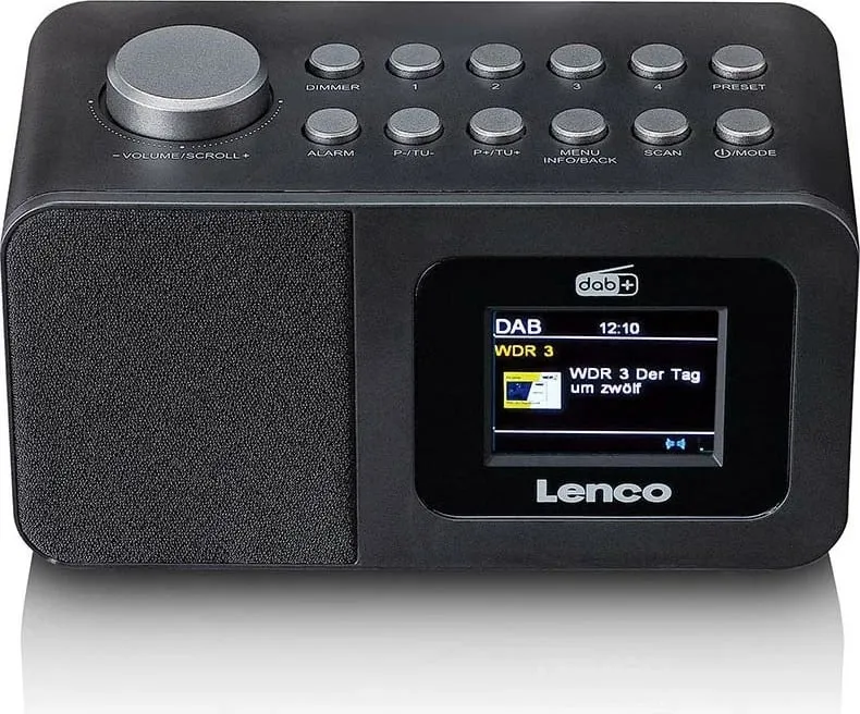 Radio Lenco CR-625BK, DAB+, FM, e zezë - 7