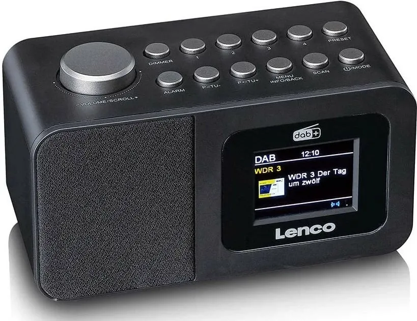 Radio Lenco CR-625BK, DAB+, FM, e zezë - 9