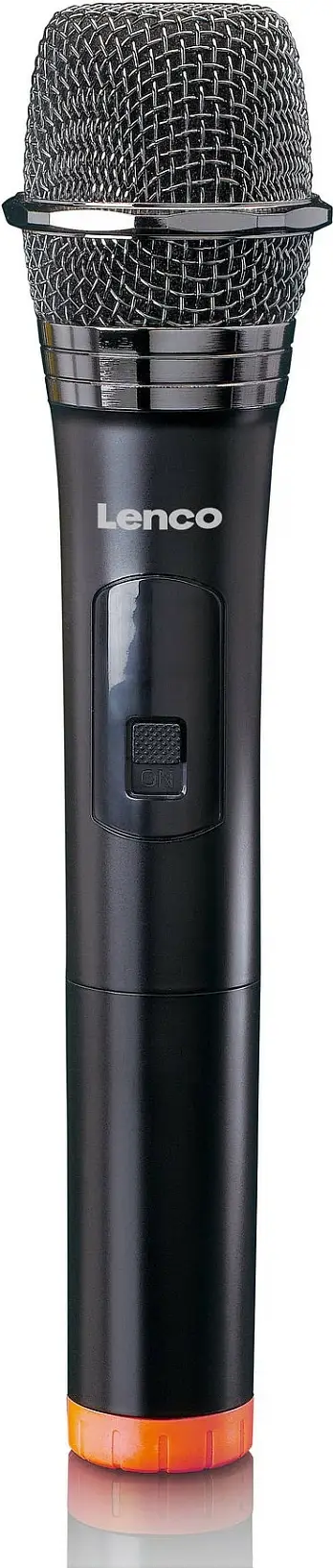 Mikrofon wireless Lenco MCW-011BK, plastikë, i zi