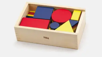 Set blloqe puzzle Viga, 48 elemente