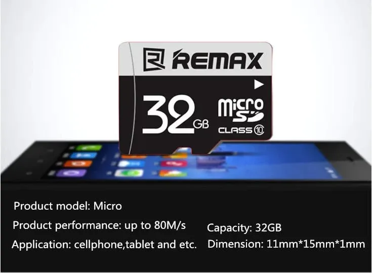 Kartë memorie Micro SD Card Remax, C10, 32GB - 3