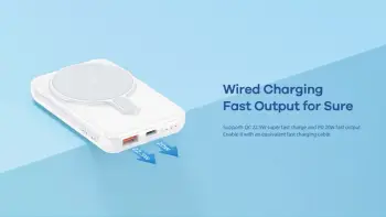 Power Bank Magnetik Remax RPP-85 22.5W, 10000 mAh, e bardhë