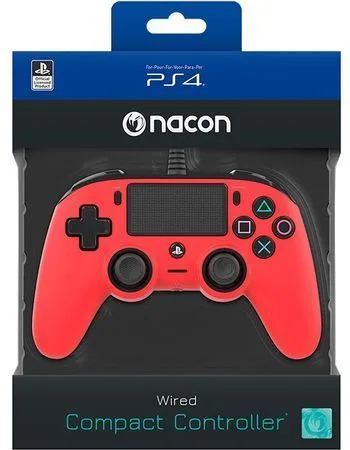 Kontroller Nacon Compact, me kabllo, i kuq - 2