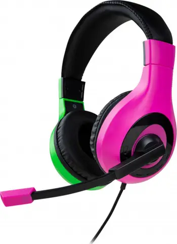 Kufje stereo Nacon Nintendo Switch, 3.5mm, rozë jeshile