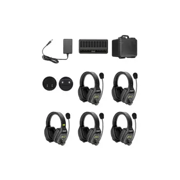 Saramonic WiTalk5 Wireless Intercom Dual-Ear for 5 Persons