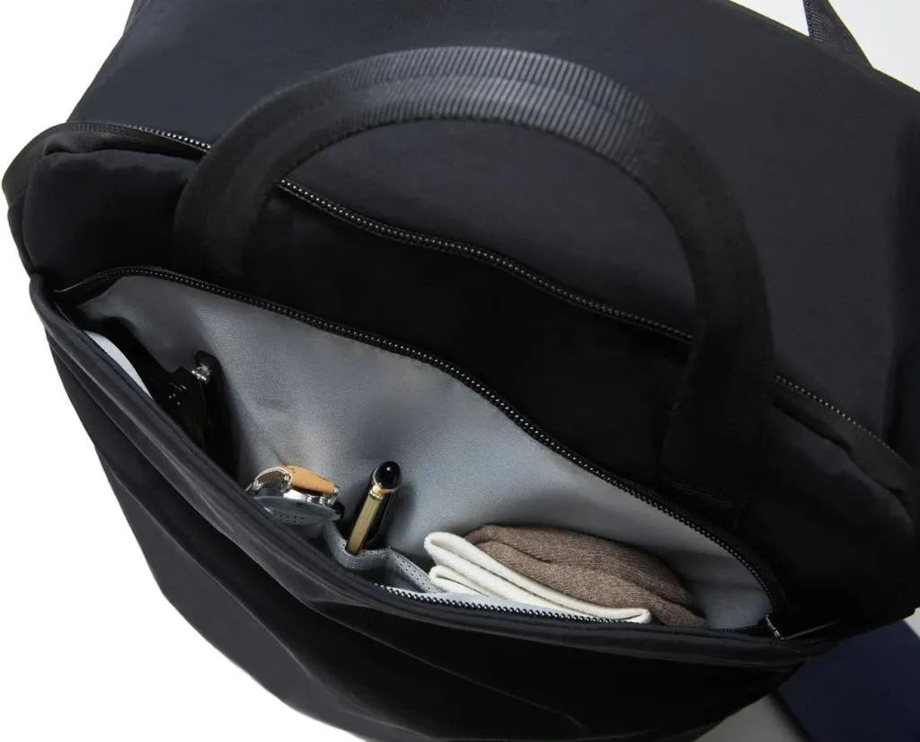 Çantë shpine XD Design Soft Tote P706.3001, për laptop 16", me RFID, e zezë - 8