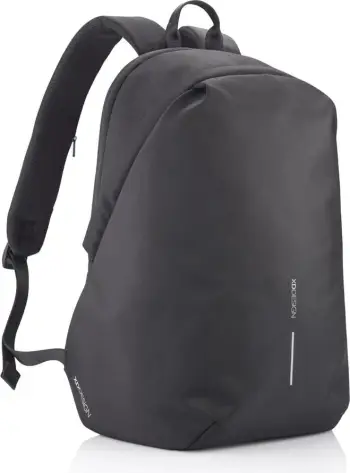 Çantë shpine anti-vjedhje XD Design Bobby Soft, 15.6", 16L, e zezë
