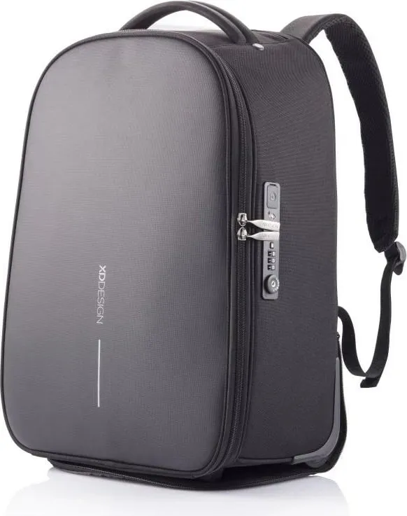 Çantë shpine me rrota XD Design Bobby Trolley, 24L, e zezë - 2