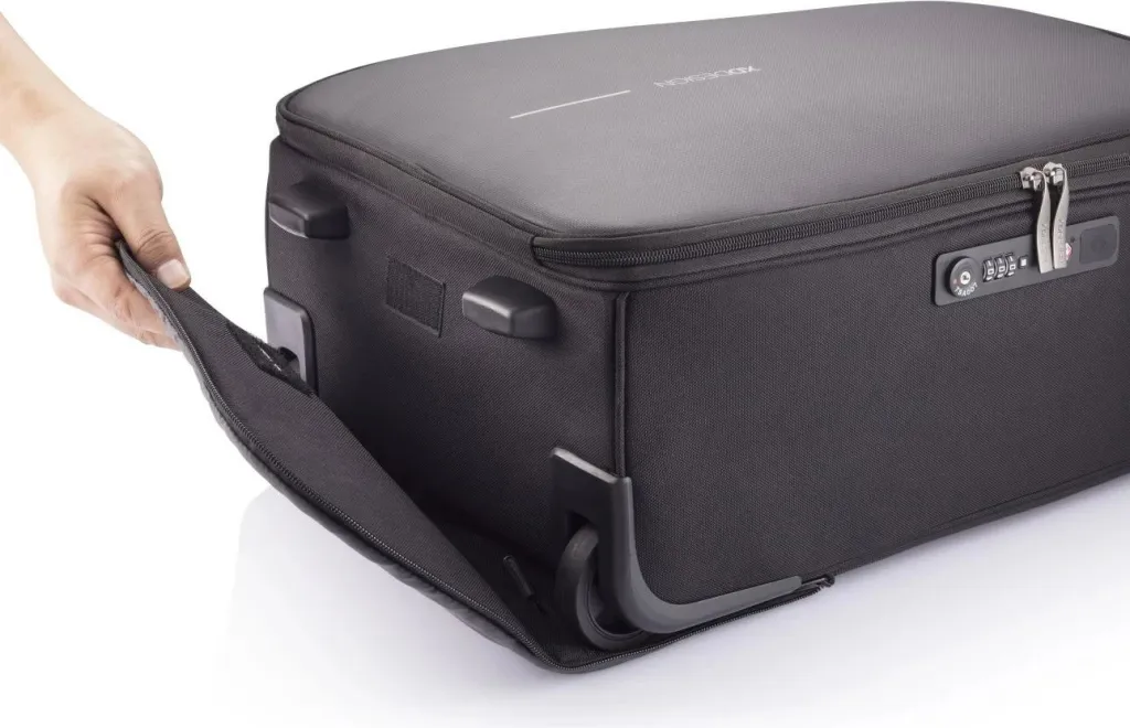 Çantë shpine me rrota XD Design Bobby Trolley, 24L, e zezë - 7