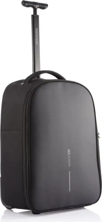 Çantë shpine me rrota XD Design Bobby Trolley, 24L, e zezë