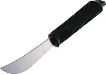 Thikë ndihmëse SUNDO 22730, çelik inox, dorezë ergonomike, e zezë