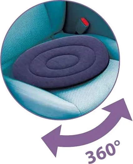 Jastëk rrotullues transferimi Sundo, 45 cm, 360°, gri - 2