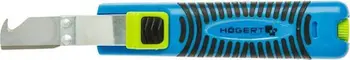 Heqës izolimi kabllosh Högert Technik HT1P189, diametër 8-28 mm, teh i rregullueshëm, blu