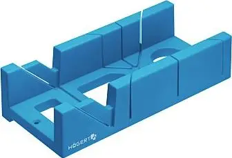 Kornizë për prerje këndi Högert Technik HT3S295, 6.5 x 3.2 x 3.3 cm, plastike, blu