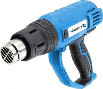 Pistoletë termike Högert Technik Heat Gun, 2000W, deri 600°C, blu