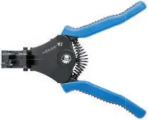 Ndarëse automatike teli nga 1 deri në 3,2 mm Högert Technik (HT1P188), e zezë / e kaltër