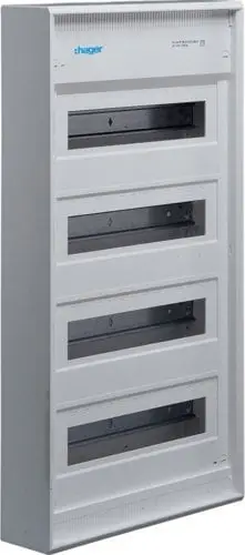 Panel shpërndarës sipërfaqësor Hager Volta VA48B, 4x12 module, IP30, i bardhë