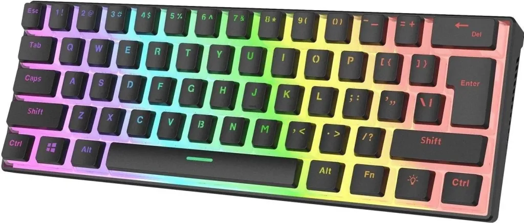 Tastierë Rampage Radiant K11, Outemu Red, RGB, e zezë - 3