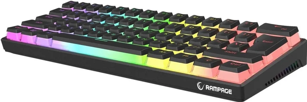 Tastierë Rampage Radiant K11, Outemu Red, RGB, e zezë - 4