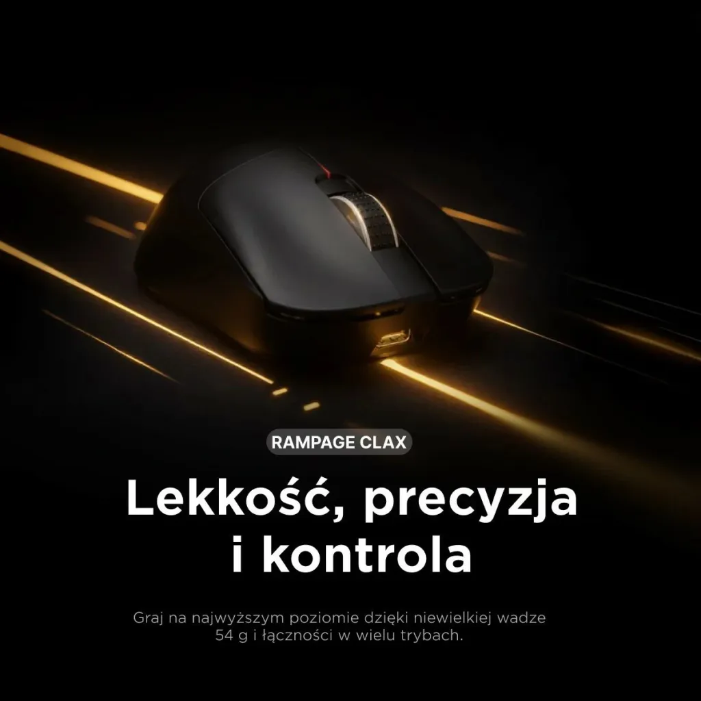 Maus Rampage Clax PAW3311, 24 000 DPI, wireless/wired, i zi - 7