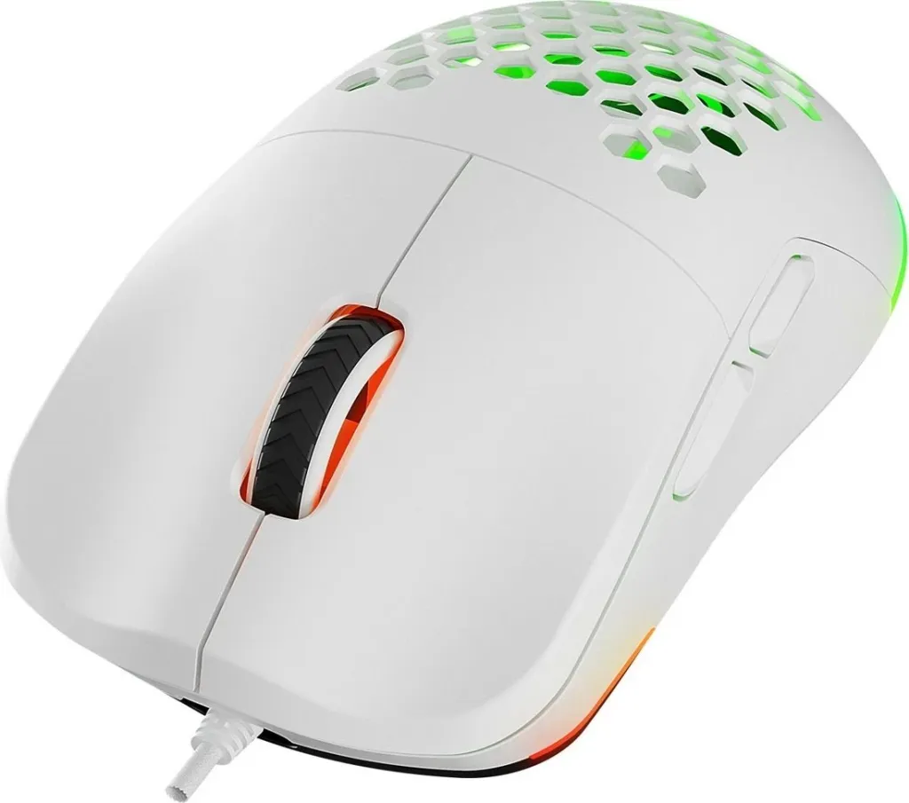 Maus gaming Rampage BLINK, RGB, sensor optik, i bardhë - 8
