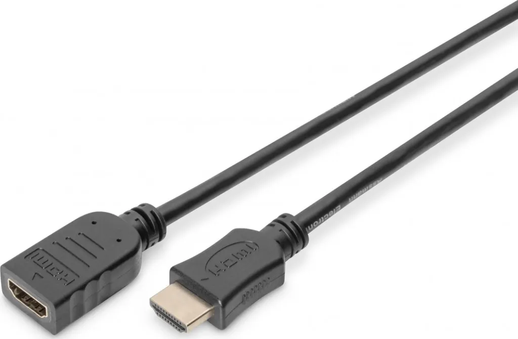 Kabllo HDMI Digitus AK330201050S, 5m, e zezë - 1