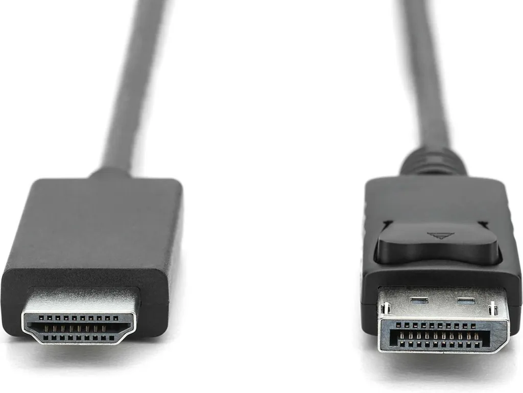 Kabllo Digitus DisplayPort në HDMI, 2m, e zezë - 2