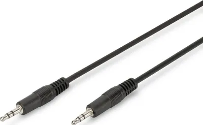 Kabllo Assmann, 3,5 mm - Jack 3,5 mm, e zezë - 1