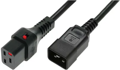 Kabllo Digitus C20 - C19, 2m, e zezë - 1