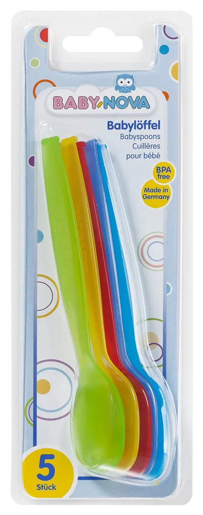 Lugë për bebe Baby Nova, 5 copë - 1