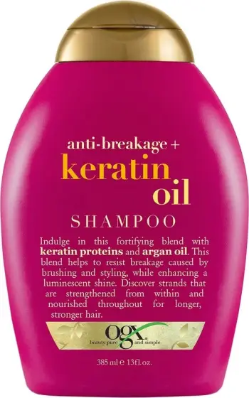 Shampo për flokë OGX Keratin Oil, 385ml