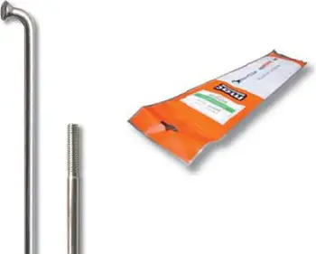 Fije rrote biçiklete Cn Spoke 134T, çelik inox, 296mm, argjend