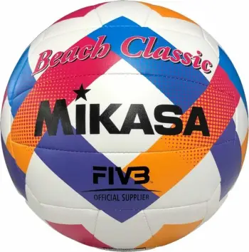 Top volejbolli plazhi Mikasa Beach Classic BV543C, FIVB, i bardhë blu rozë