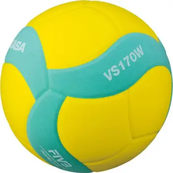 Top volejbolli Mikasa VS170W Z Kids, nr.5, i verdhë