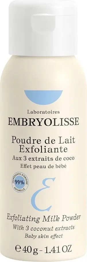 Peeling pluhur për femra Embryolisse Exfoliating Milk Powder gentle peeling powder 40g