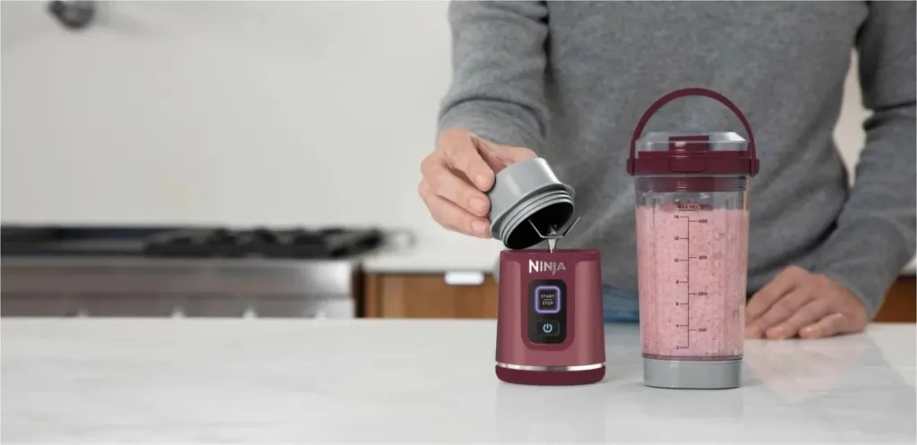 Blender portabel Ninja BC151, 0.53L, USB-C, i kuq - 1