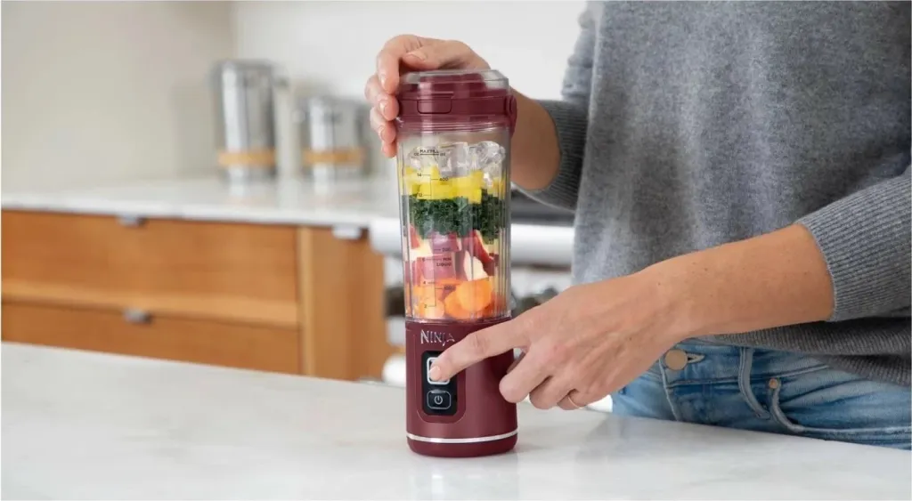 Blender portabel Ninja BC151, 0.53L, USB-C, i kuq - 13