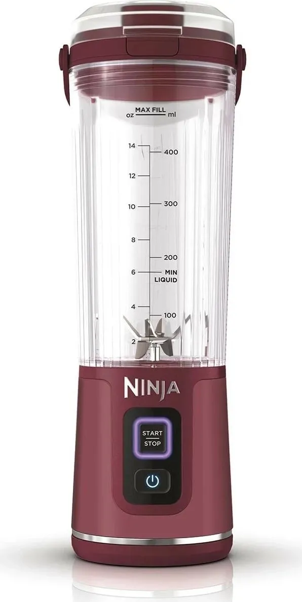Blender portabel Ninja BC151, 0.53L, USB-C, i kuq - 3
