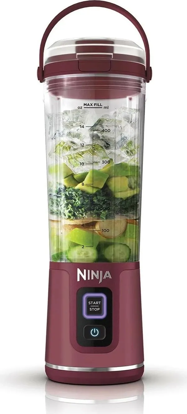 Blender portabel Ninja BC151, 0.53L, USB-C, i kuq - 4