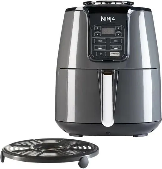 Fritezë me ajër Ninja AF100EU, 3.8L, programe të shumëfishta gatimi, gri - 4