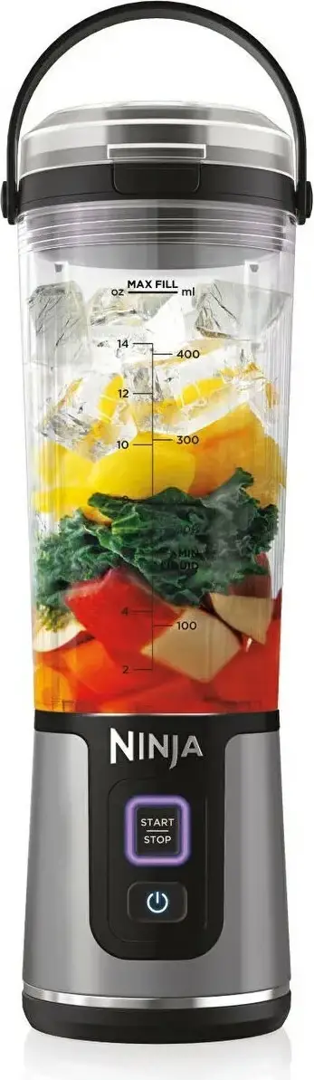 Blender pa kabllo Ninja BC151EUBK, gotë 530 ml, karikim USB C, i zi